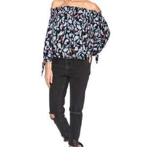 Free People Lexington Off the Shoulder Blouse